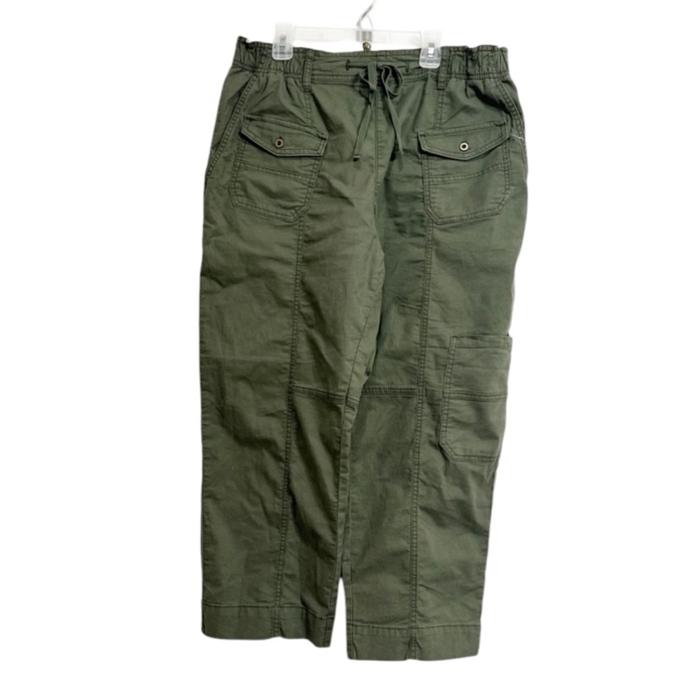 Anthropologie Olive Wide Leg Pants